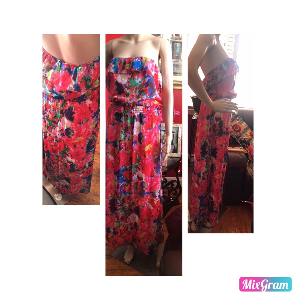🔥LETER MAXI FLORAL SUMMER DRESS SIZE MEDIUM 🔥